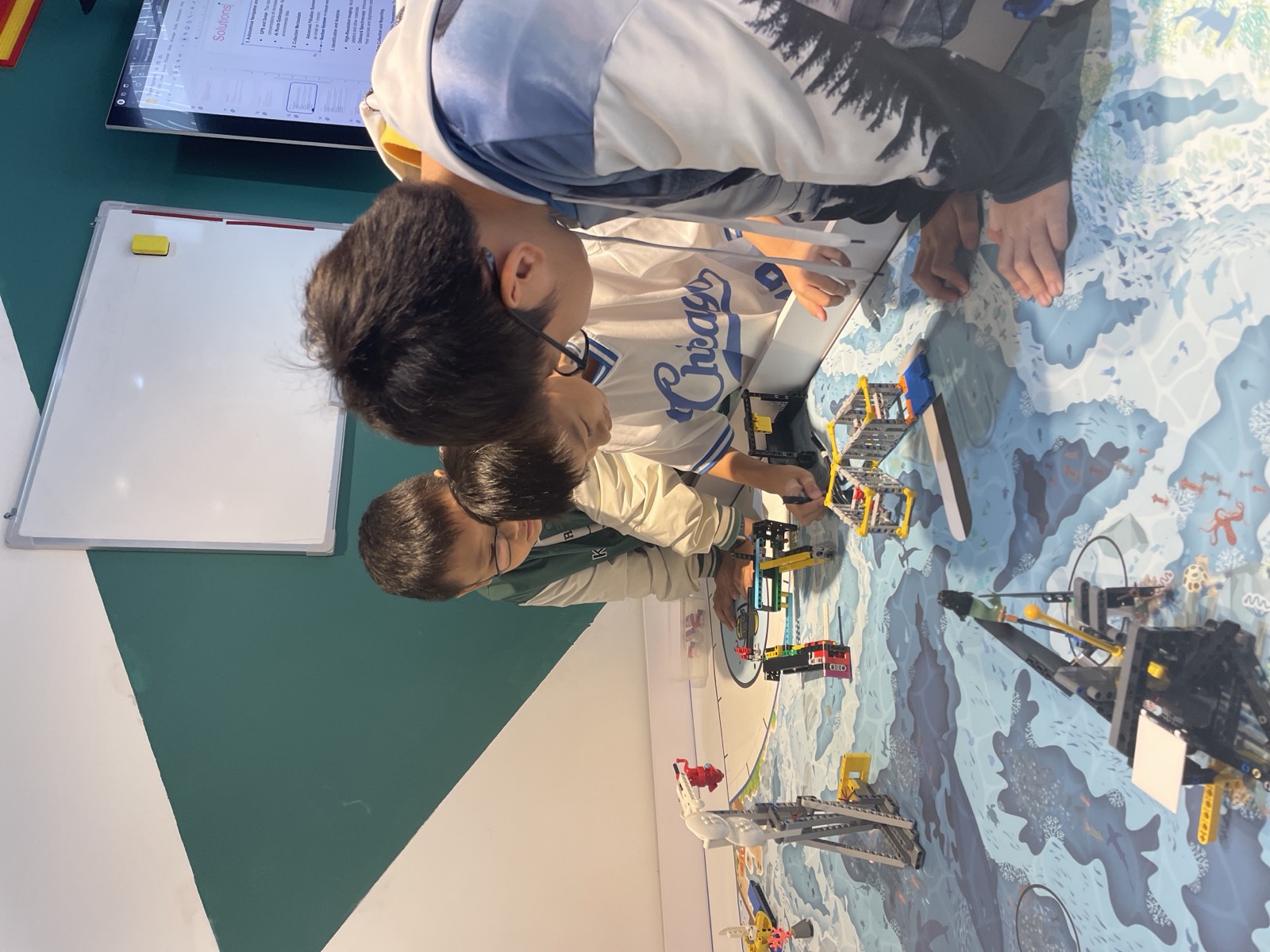 Khoi with a robotics project