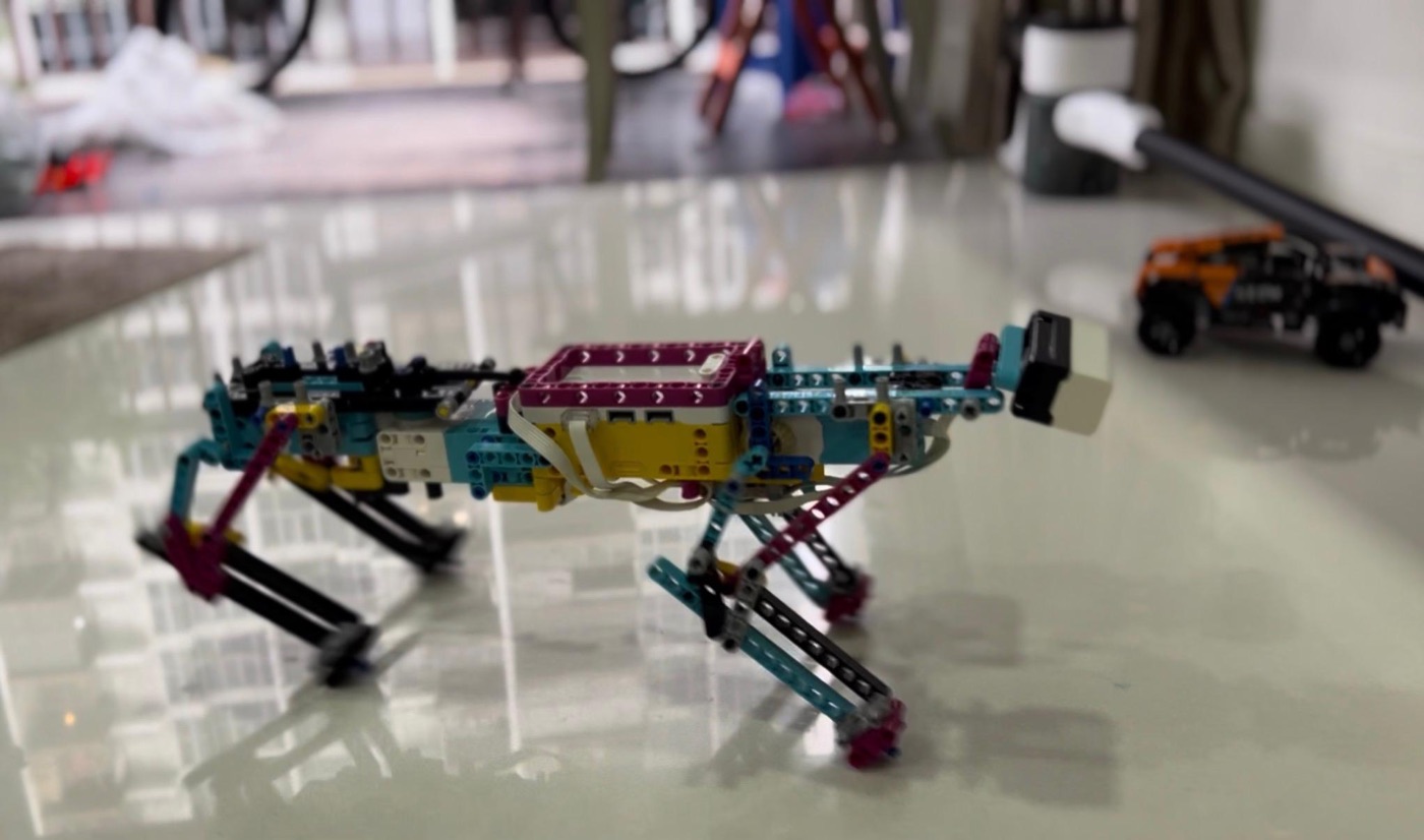 Khoi's LEGO Spike Prime four-legged Spot robot